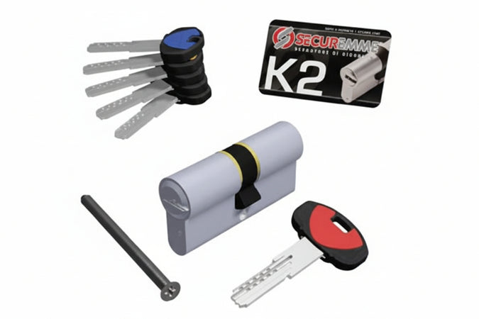 Cilindro Europeo K2 0Ck2 Mm.45X45 (3200Ccs45451X5) Securemme