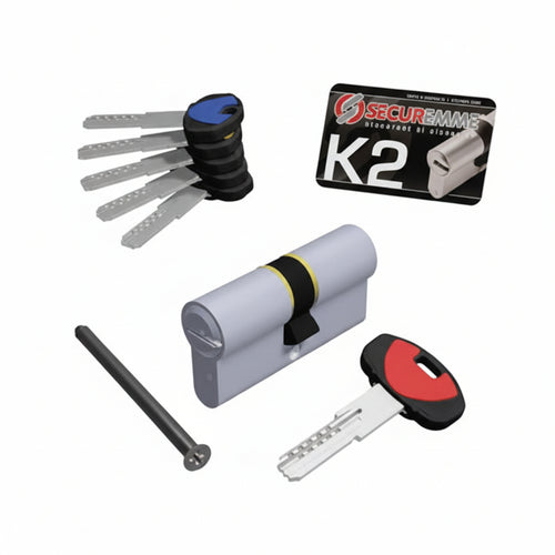 Cilindro Europeo K2 0Ck2 Mm.50X50 (3200Ccs50501X5) Securemme