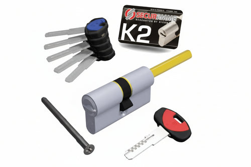 Cilindro Europeo K2 Codolo 0Ck2 Serie 3200Q Mm.30X35 (3200Qcs30351X5) Securemme