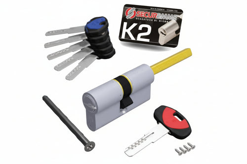 Cilindro Europeo K2 Codolo 0Ck2 Serie 3200Q Mm.30X60 (3200Qcs30601X5) Securemme