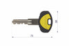 Chiave Grezza Per Cilindro K2 - 5 Pezzi Securemme
