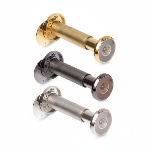 Spioncino Diamante Tondo Ee ? 16 Con Grandangolo 200 ° Lungh. Mm.60/110 Ottone Lucido (016Dxol60Xx) Securemme
