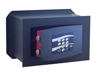 Cassaforte Con Combinazione Elettronica Mm.310X150X210H. Kg.8 (851A) 2 Catenacci Stark