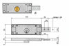 Serratura Per Serranda Laterale Cilindro Fisso Tondo Dx Sx Accoppiata Ka (8232.9/8233.9) Viro