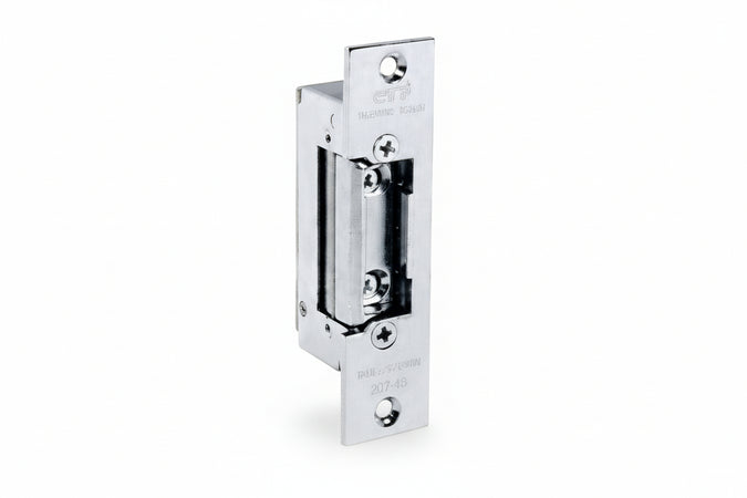 Incontro Elettrico Simmetrico Reversibile Con Fermo 7755.10 Cm.11 In Acciaio Nichelato Lucido (7755.1078) Viro