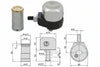 Lucchetto Bloccaserranda Completo Cuffia In Acciaio Inox 4221 (4221) Viro