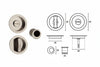 Kit Per Porte Scorrevoli Cromo Satinato E0262S51 Ø Mm.60 Telese