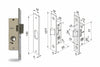 Serratura Da Infilare Per Montanti Solo Scrocco 113 Mm.15 (11315010) Welka