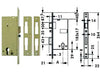 Elettroserratura Da Infilare A Cilindro 5810 Mm.50 (Y5810050) Yale