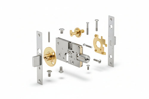 Serratura Da Infilare Per Fasce Catenaccio E Scrocco Mm.78 H 86502 Mm.70 A 3 Mandate (Y8650270080) Yale
