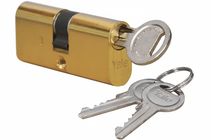 Cilindri A Infilare Ovali Serie 090- - Mm.64 Decentrato (37X27) (0901004000) - 2 Pezzi Yale