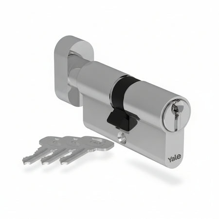 Cilindro Europeo Serie 500 Con Pomolo Mm.60 Centrato (30X30) (Yc054Kd303003N1) Yale