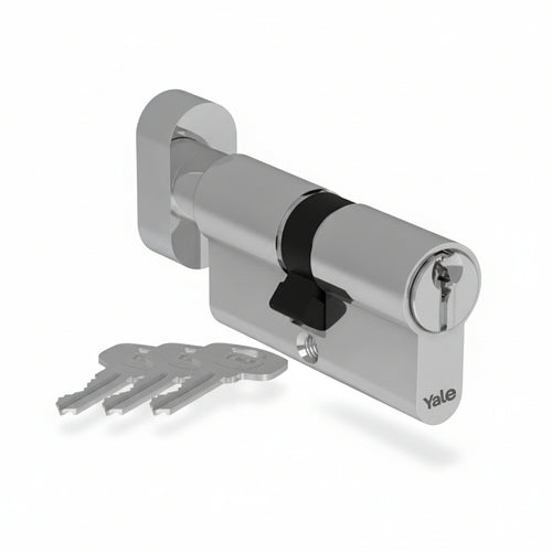 Cilindro Europeo Serie 500 Con Pomolo Mm.60 Centrato (30X30) (Yc054Kd303003N1) Yale