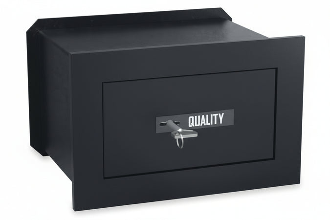 Cassaforte Con Chiave Doppia Mappa Mm.400X195X250H. Quality