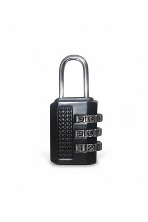Lucchetto A Combinazione 3 Cifre- - Mm.14 - Nero - 12 Pezzi Quality
