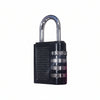 Lucchetto A Combinazione 4 Cifre- - Mm.18 - Colore Nero - 8 Pezzi Quality