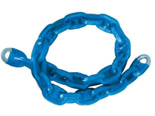 Catena Cementata Maglia Quadra Rivestita In Plastica Mm.8X8 Cm.80