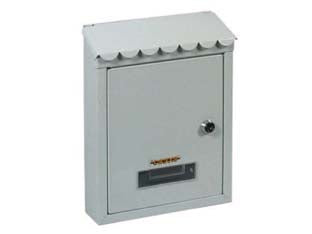 Cassetta Postale Media Con Tetto E Chiave A Cilindro Bianca Cm.21X7X30H. Colore Bianco Quality