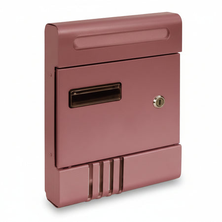 Cassetta Posta In Alluminio Per Esterni Marrone Anodizzato Cm.20,4X7X29H. In Alluminio Anodizzato Marrone Quality