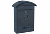 Cassetta Postale Con Tetto E Chiave A Cilindro Per Esterni Nera Cm.21X6X31H. Colore Nero Quality