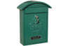Cassetta Postale Con Tetto E Chiave A Cilindro Per Esterni Verde Cm.21X6X31H. Colore Verde Quality