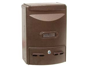 Cassetta Postale In Alluminio Portariviste Per Esterni Europa Bronzo Cm.28,5X10X38H. Colore Bronzo Quality