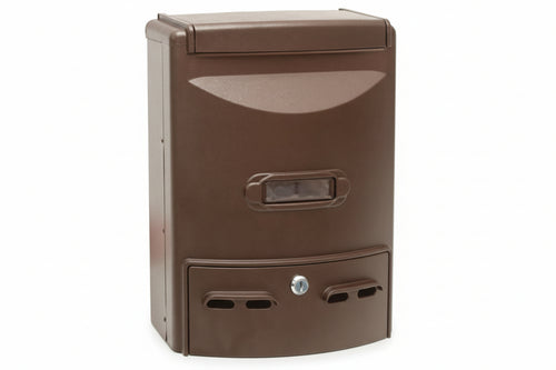 Cassetta Postale In Alluminio Portariviste Per Esterni Europa Bronzo Cm.28,5X10X38H. Colore Bronzo Quality