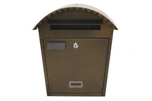 Cassetta Postale Con Tetto Curvo Per Esterno Cm.36X13X37H. Mille