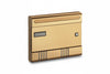 Cassetta Postale Portariviste Serie Esse Per Esterni Cm.36,5X7X29H. In Alluminio Anodizzato Bronzo Alubox