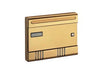 Cassetta Postale Portariviste Serie Esse Per Esterni Cm.36,5X7X29H. In Alluminio Anodizzato Bronzo Alubox