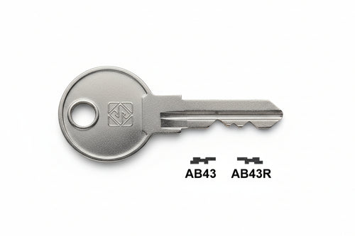 Chiavi Per Cilindri Abus 5 Spine Piccole- - Ab43R Sx - 10 Pezzi Silca