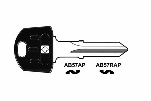 Chiavi Per Cilindri Abus 7 Spine Piccole- - Ab57Ap Dx - 5 Pezzi Silca