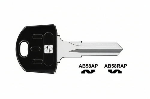 Chiavi Per Cilindri Abus 5 Spine Piccole- - Ab58Ap Dx - 5 Pezzi Silca