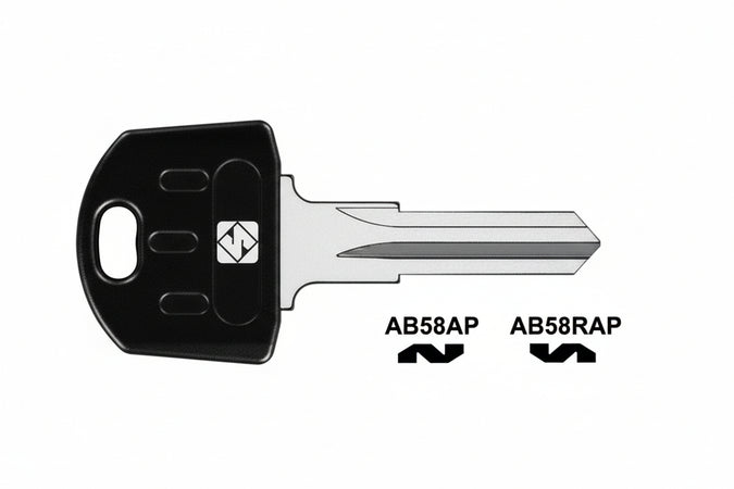 Chiavi Per Cilindri Abus 5 Spine Piccole- - Ab58Ap Dx - 5 Pezzi Silca