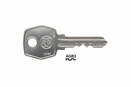 Chiavi Per Cilindri Agb 5 Spine Piccole- - Agb3 Dx - 10 Pezzi Silca