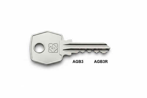 Chiavi Per Cilindri Agb 5 Spine Piccole- - Agb3R Sx - 10 Pezzi Silca