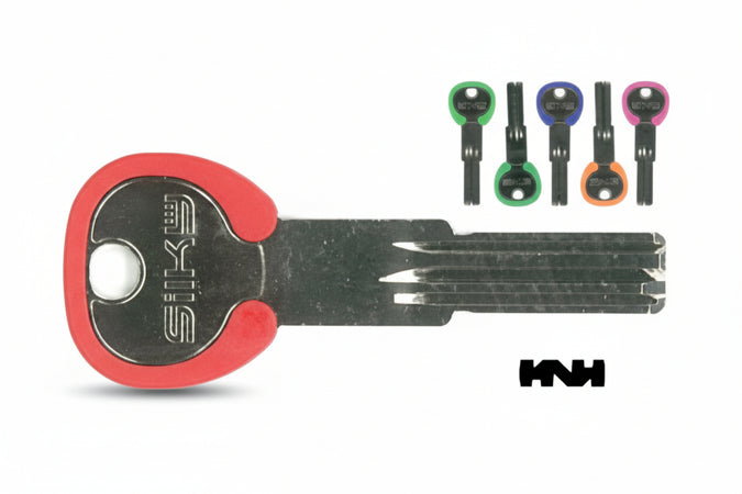 Chiavi Punzonate Per Cilindri Agb 6 Spine Agb9Dz- - Agb9Dz Silky 5 Colori Assortiti - 5 Pezzi Silca