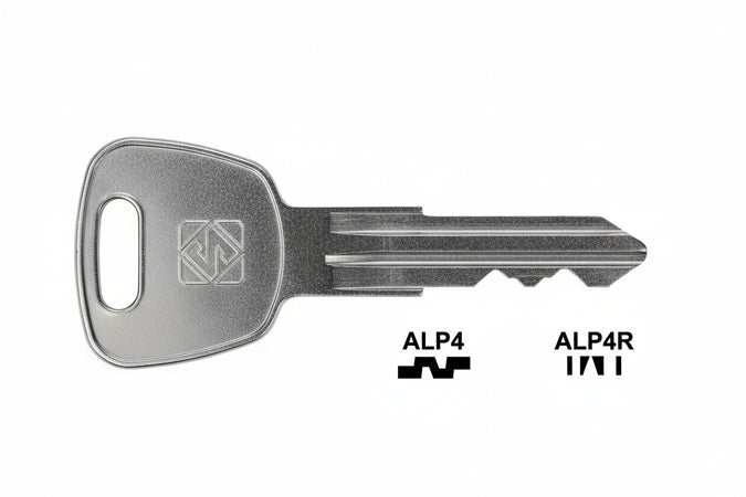 Chiavi Per Cilindri Alpha 5 Spine Piccole- - Alp4R Sx - 10 Pezzi Silca