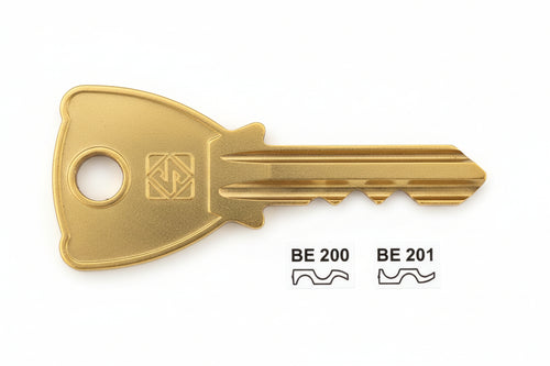 Chiavi Per Cilindri Beta 4 Spine Grandi- - Be200 Dx - 20 Pezzi Silca