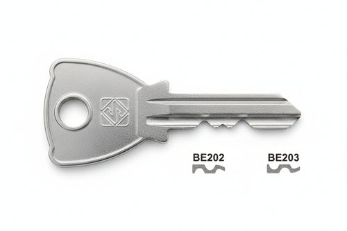 Chiavi Per Cilindri Beta 5 Spine Grandi- - Be202 Dx - 20 Pezzi Silca