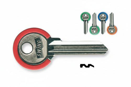 Chiavi Per Cilindri Corbin 5 Spine Grandi Cb6Dz- - Cb6Dz Dx Swing 4 Colori Assortiti - 100 Pezzi Silca