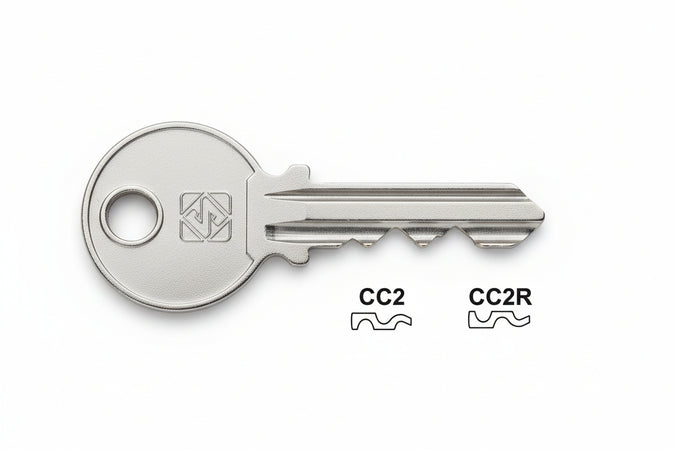 Chiavi Per Cilindri Corni 5 Spine Grandi- - Cc2 Dx - 10 Pezzi Silca