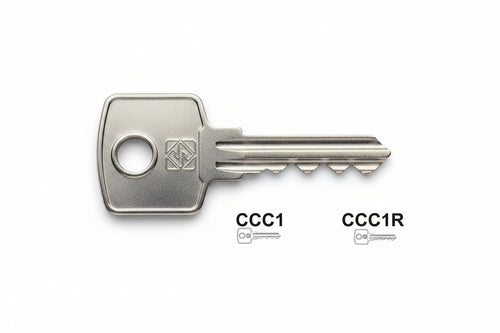 Chiavi Per Cilindri Ccc 4 Spine Grandi- - Ccc1 Dx - 10 Pezzi Silca