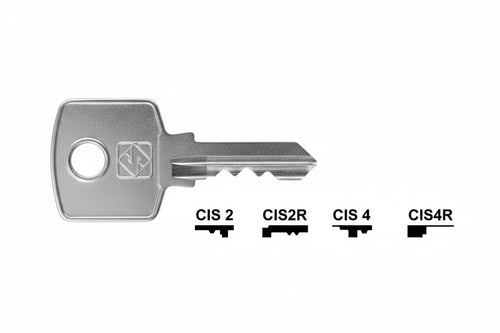 Chiavi Per Cilindri Cas-Cisma 4 Spine Piccole- - Cis4R Sx - 10 Pezzi Silca