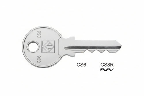 Chiavi Per Cilindri Cisa 4 Spine Piccole- - Cs6 Dx - 10 Pezzi Silca