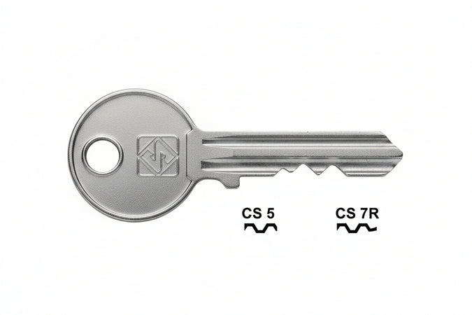 Chiavi Per Cilindri Cisa 5 Spine Piccole- - Cs7R Sx - 20 Pezzi Silca