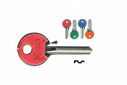 Chiavi Per Cilindri Cisa 5 Spine Piccole Cs7Nsl- - Cs7Nsl Dx Slim Fluo Colori Assortiti - 10 Pezzi Silca