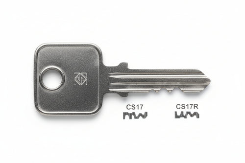 Chiavi Per Cilindri Cisa 5 Spine Grandi- - Cs17R Sx - 10 Pezzi Silca