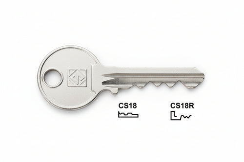 Chiavi Per Cilindri Cisa 5 Spine Grandi- - Cs18R Sx - 10 Pezzi Silca