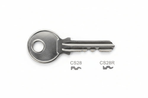Chiavi Per Cilindri Cisa 4 Spine Piccole- - Cs28 Dx - 10 Pezzi Silca